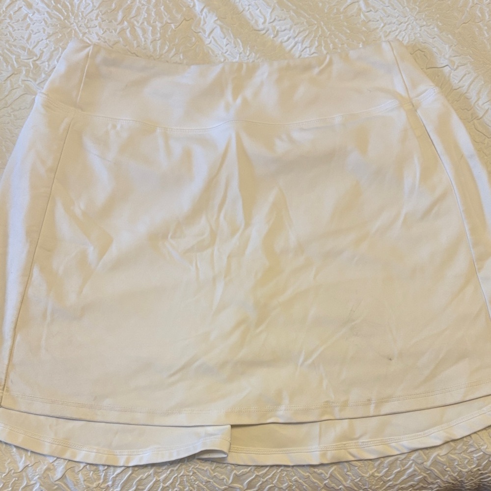 White Athletic Skort